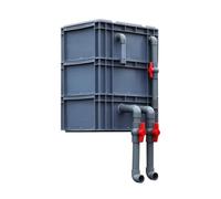 Aquarium External Water Filter Kit, Efficient Filtration for Small Fish Ponds, Tanks, Suitable for Coldwater, Tropical, Marine Environments