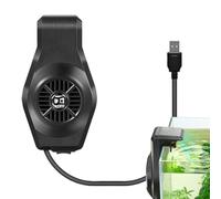 Aquarium Fan - Cooling Fan for Small Aquarium, Mountable Speed Regulator Adjustable Silent Accessories Aquarium Fresh Water Brackish Pond Shrimp Plants
