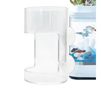 Aquarium Feeder - 2.36x2.36x3.93Inch Fish Tank Feeding Tray, Aquarium Fish Food Dispenser, Transparent Feeding Vessel | Aquatic Use Shrimp Dispenser Home Decoration Using Accessories