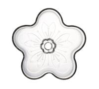 Aquarium Feeder - Clear Fish Tank Food Dish | Convenient Ecosystem Suction Cup Flower Shaped Aquarium Feeder Tray For Turtle Betta Tetra Shrimp Saltwater Freshwater Home