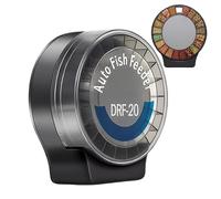 Aquarium Feeder Smart 6-Level Control, Self Feeding Fish Feeder Automatic, 140ml Timer Aquarium Feeding for Desktop Tank Equipment Axolotl Turtle Shrimp Frog Office