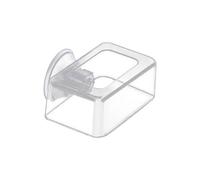 Aquarium Feeder - Transparent Acrylic Feeder, Mounted Dispenser | Broad Feedings Zone Organiser, Floating Nutrient Release Equipment for Aquarium Goldfish Betta Guppy Chaos Red