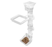 Aquarium Feeder with Cleaning Brush and Measuring Spoon, Scatter-free Feeding Tube for Pond, Household and Travel