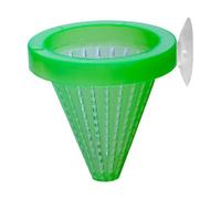 Aquarium Feeding Cup - Suction Red Worm Bowl Aquarium Food Holder | Transparent Station for Living Room Bedroom Entryway Table Home Decoration