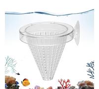 Aquarium Feeding Dish - Suction Cup Worm Bowl Aquarium Cup Clear Acrylic Station Stable Water Accessory | for Living Room Bedroom Table Home Landscaping Home