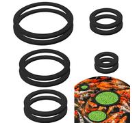 Aquarium Feeding Ring - Ten Pieces Fish Feeding Ring Plant Circle Disc | Floating Plant Corral Barrier, Betta Shrimp Fish Feeding Ring Basin Control