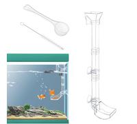 Aquarium Feeding Tube Clear Fish Feeder Tray Dish Set Kit Shrimp Feeding