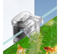 Aquarium Filter, 2.5W External Waterfall Hang on Back Fish Tank Filter 250L/H Adjustable USB Filting Equipment for Easy Maintenance and Cleaning