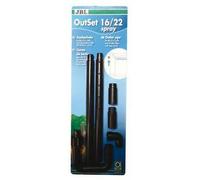 JBL OutSet spray 16/22 CristalProfi e1500/1,2, Water outlet set with 2-part spray bar for aquariums