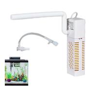 Aquarium Filter - Adjustable Filtration Quiet and Compact - Submerged Filter for Aquarium | for Sea Water Maintenance Turtle Shrimp Pond Garden