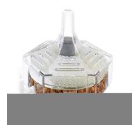 Aquarium Filter, Aquarium Filtration System, Compact Heavy Duty Design Small Purification Equipment Ideal for Fish Tank, Maintenance, Professionals, Aquatic Systems, Transparent, Easy to Use