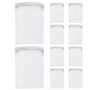 Aquarium Filter Bags, Efficient Media Containment, 10 Pieces, Fish Tank Media Pack, Fine Mesh Spill-Proof Bags, Reusable, Suitable for Freshwater Saltwater Aquariums Fish Tanks