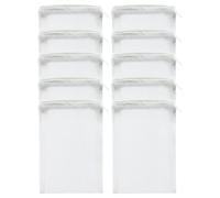 Aquarium Filter Bags, Efficient Media Containment, 10 Pieces, Fish Tank Media Pack, Fine Mesh Spill-Proof Bags, Reusable, Suitable for Freshwater Saltwater Aquariums Fish Tanks