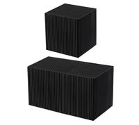 Aquarium Filter Bags - Filtration Media Bag, Aquarium Filter Media Cube Bags with Zipper Fish Tank Mesh Filtering Bag High Flow Fine Mesh Net Reusable Cubes for Activated Carbon Biospheres