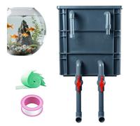 Aquarium Filter Box Filter Box with Drip Function - Multifunctional Filter Accessory,Aquarium Filtration Circulation System - For Freshwater Saltwater Home Indoor Bedroom Living Room Office Student
