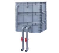 Aquarium Filter Box for External Fish Pond, DIY Water Circulation System, Efficient Turnover Drip Box for Clean and Healthy Tank Environment