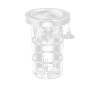 Aquarium Filter - Fish Separator, White Acrylic Hatching Boxes for Breeding Separation, Reusable Nursery Shelter for Injured Aquatic Food Culture