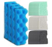 Aquarium Filter Foam Pad Set Compatible with 306 307 Canister Systems, 40 Piece Replacement Sponge Media Pack for Aquarium Maintenance Canister Sponge Insert Filter Liner Pad Replacement Media Foam