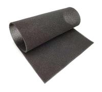 Aquarium Filter Foam Sheet - Versatile Black Bio Sponge Pad for Ponds & Computer Dust Filters - Customizable & Reusable(60PPI : 5mm Thick)
