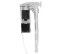 Aquarium Filter, Hang On Waterfall Fish Tank Filter for Fish Tanks Under 35cm/13.8in, 250L/H Water Water Rate 2.5W Turtle Filter with Bio Foam