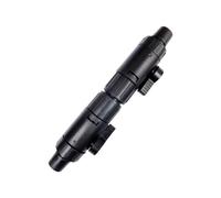 Aquarium Filter Hose Quick Disconnect Connector with Integrated Shut-Off Valve, Plastic Flow Control Coupling Compatible with Various Fish Tank Filters, Black, Easy Maintenance and Safe Wate