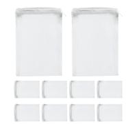 Aquarium Filter Media Bags: Reusable Fine Mesh Bag with Zipper, Nylon Mesh Net Filter Bags | Fish Fine Mesh Poldes for Debris Removal