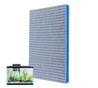 Aquarium Filter Pad - 19.69 Inch Aquarium Pad, Multilayer Individually Cut Media with Quick Assembly | Pond Water Cleaner Care Accessories Maintenance Biological Mechanical