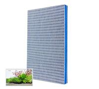 Aquarium Filter Pads - Reusable Sponge Filter Media, 8 Layer Pad Sheets | Fish Tank Skimmer Pad, Water Polishing Media, Pond Foam Sponge, Mechanical Filtration for Freshwater or
