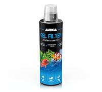 Aquarium filter starter - ARKA Gel Filter 473 ml - live bacteria for instant filter activation - reduces mulm & nitrite - improves water clarity & fish safety - for freshwater & marine tanks - gel