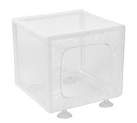 Aquarium Fish Breeder Box, Isolation Hatchery Incubator with Suction Cup, Plastic, 26.2 x 15 x 15cm - Durable and Secure, Detachable Design with Locking Feet, Suitable for Fish (Small 9.17 X 1.5in)