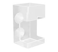 Aquarium Fish Feeder - 6x6x10cm Fish Feeder Tube Food Dispenser With Suction Cup | Acrylic FishFeeding Tube | Clear Food Holder Shrimp Feeding Supplies, Prevent Foods Scattering, Tank Accessories