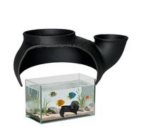 Aquarium Fish Hiding - 3D Reproduction Shelter for Breeding - Tunnel and Aquarium Hardscape | For Betta, Cory, Dwarf Cichlid, Reptiles, Catfish, Crab, Terrarium, Underwater Shelter