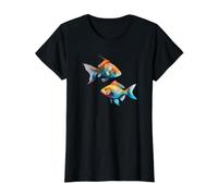 Aquarium Fish Keeping Enthusiast Fancy Goldfish Lovers Value Graphic T-Shirt, Women, Black, L