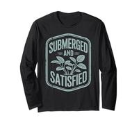 Aquarium Fish Tank Artist Submerged Aquascaper Long Sleeve T-Shirt