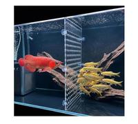 Aquarium Fish Tank Divider - Acrylic Separator with Suction Cups, Isolation Board for Space Division and Aggression Barrier, Easy Installation for Freshwater or Saltwater Tanks
