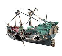 Aquarium Fish Tank Landscape Pirate Ship Wreck Ship Decor Resin Boat Ornament Aquarium Accessories Decoration