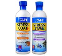 Aquarium Fish Tank Water Treatment & Conditioner Stress Zyme & Stress Coat 237mL