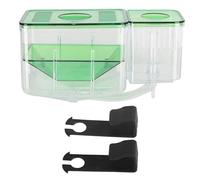 Aquarium Fish Tanks Breeding Box, Double - Layer Isolation Incubator for Injured Small Fish Shrimp, Fish Breeder Box with Connection Tube and Fixing Bracket, Safe Spawning Box for