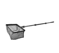 Aquarium Fishing Landing Net Retractable Fish Tank Fishing Net Square Fish Shrimp Net Floating Objects Clean Tools for Fish Catch and Release (L)