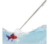Aquarium Fishing Net - Fish and Shrimp Catcher Basin for Aquariums with Long Handling 5 to 15 Inches | Pond Fillet, Small Aquarium Net