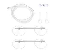 Aquarium Floating Plant Barrier, Silicone Floating Plant Divider with Suction Cup, Flexible SurfaceFence for Fish Tank, Keeps Plants in Place for Aqua scaping & BettaTank Use