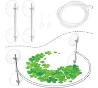 Aquarium Floating Plant Corral - Convenient Aquarrium Floating Plant Fence | Small Pond Foam Floating Pllant Coral | Aquariium Fish Tank Accessorie for All Floating Pllants and Aquariiums