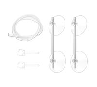 Aquarium Floating Plant Enclosure - Fish Feeder Ring and Floating Plant Divider | PVC Pond Plant Holder Easy to Install Aquarium Accessories for Separating Floating Pfla