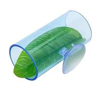 Aquarium Floating Tunnel - Betta Rest Tube, Enrichment Pad | Interactive Fish Hideaway, Safe Swimming Channel for Tropical Relaxation by Betta, Des Area Design