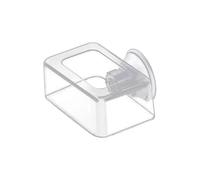 Aquarium Food Dispenser, Acrylic Fish Feeder, Tank Feeding Area, Adjustable, Easy-To-Clean Acrylic Design, 10x6x4cm/16x10x4cm for Better Portioning and Less Waste