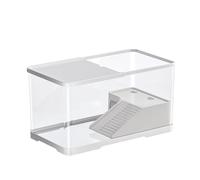 Aquarium for Turtles - Aquarium for Reptiles 30.6 x 29.6 x 18.4 cm with Basking Platform | Reptile Habitat 'Aquatic Aquarium | Habitat 'Aquarium Di, Aquarium Di