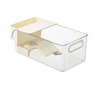 Aquarium for Turtles | Multi-functional Aquarium | Transparent Terrarium with Basking Area for Reptile Feeding Tortoise Hermit Crabs Frog Observing Daily Activities