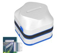 Aquarium Glass Cleaner Magnet - Double-Sided Scrubber with Feeder - Scrubber for Fish Tank | for Gravel Home Pond Pet Terrarium Turtle Betta