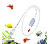 Aquarium Gravel Cleaner - Powerful Suction Maintenance Tool | Fish Tank Vacuum System | Water Change Debris Sediment Removal Device Aquatic Environment Care Accessory Efficient Home Aquaria Hygiene So