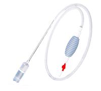 Aquarium Gravel Siphon - Fish Tank Cleaning Tool, Water Change Pump, Suction Hose, Debris Extractor | Gold Shrimp Guppy Turtle Pond Reptile Home Aquarium Maintenance Supplies For Easy Cleaning Routine